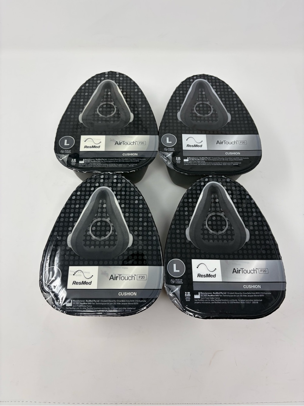 Lot Of 4 ResMed AirTouch F20 Cushion LARGE 63030 - New Sealed